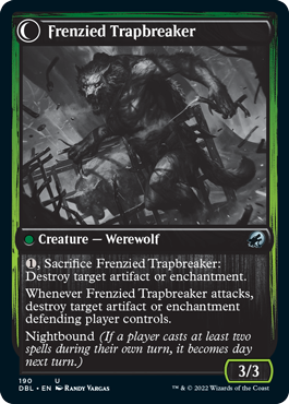 Outland Liberator // Frenzied Trapbreaker [Innistrad: Double Feature] MTG Single Magic: The Gathering    | Red Claw Gaming