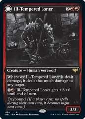 Ill-Tempered Loner // Howlpack Avenger [Innistrad: Double Feature] MTG Single Magic: The Gathering    | Red Claw Gaming