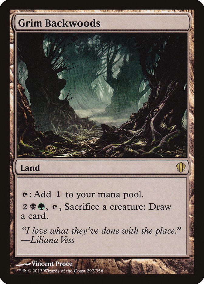 Grim Backwoods [Commander 2013] MTG Single Magic: The Gathering    | Red Claw Gaming
