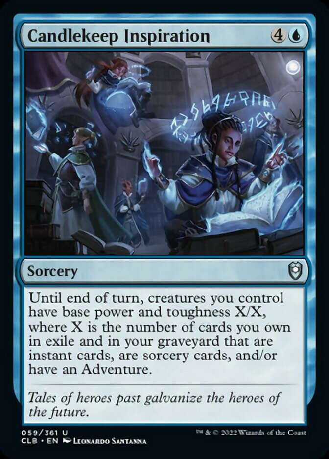 Candlekeep Inspiration [Commander Legends: Battle for Baldur's Gate] MTG Single Magic: The Gathering    | Red Claw Gaming