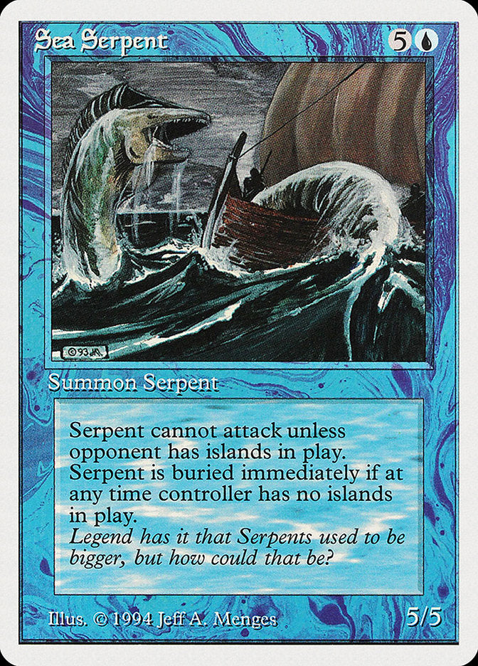 Sea Serpent [Summer Magic / Edgar] MTG Single Magic: The Gathering    | Red Claw Gaming