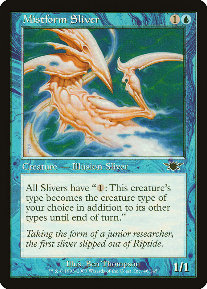 Mistform Sliver [Legions] MTG Single Magic: The Gathering    | Red Claw Gaming