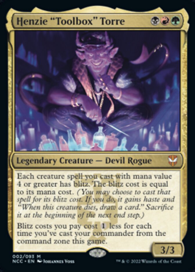 Henzie "Toolbox" Torre [Streets of New Capenna Commander] MTG Single Magic: The Gathering    | Red Claw Gaming