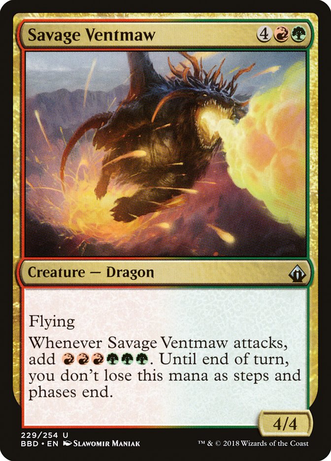 Savage Ventmaw [Battlebond] MTG Single Magic: The Gathering    | Red Claw Gaming