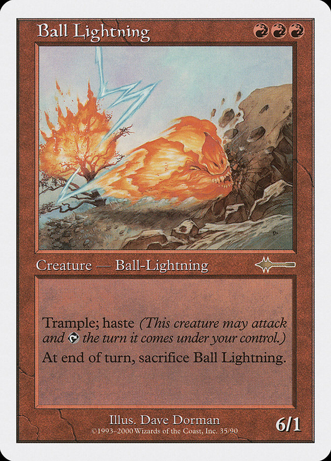 Ball Lightning [Beatdown] MTG Single Magic: The Gathering    | Red Claw Gaming