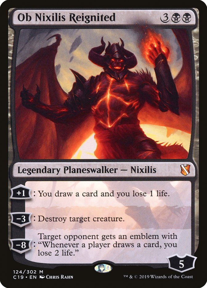 Ob Nixilis Reignited [Commander 2019] MTG Single Magic: The Gathering    | Red Claw Gaming