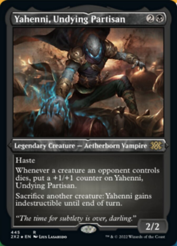 Yahenni, Undying Partisan (Foil Etched) [Double Masters 2022] MTG Single Magic: The Gathering    | Red Claw Gaming