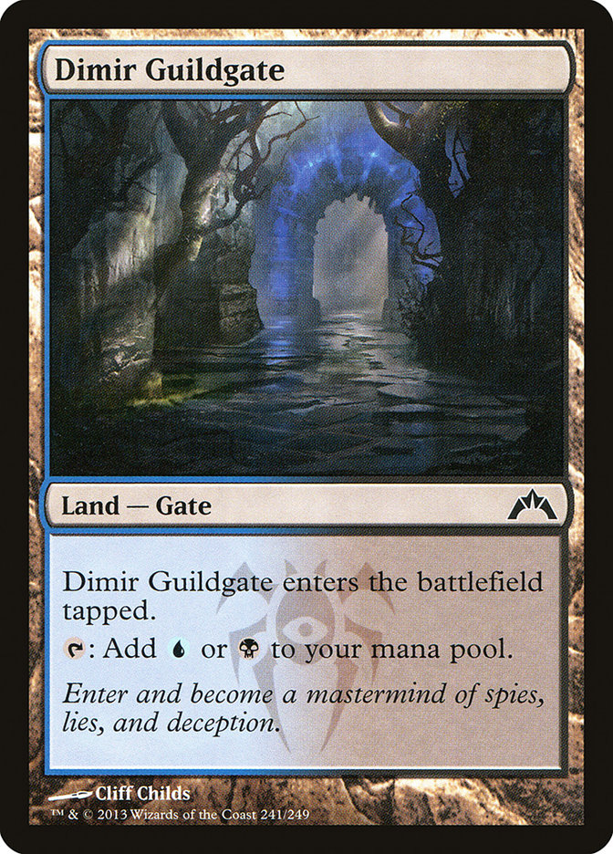 Dimir Guildgate [Gatecrash] MTG Single Magic: The Gathering    | Red Claw Gaming