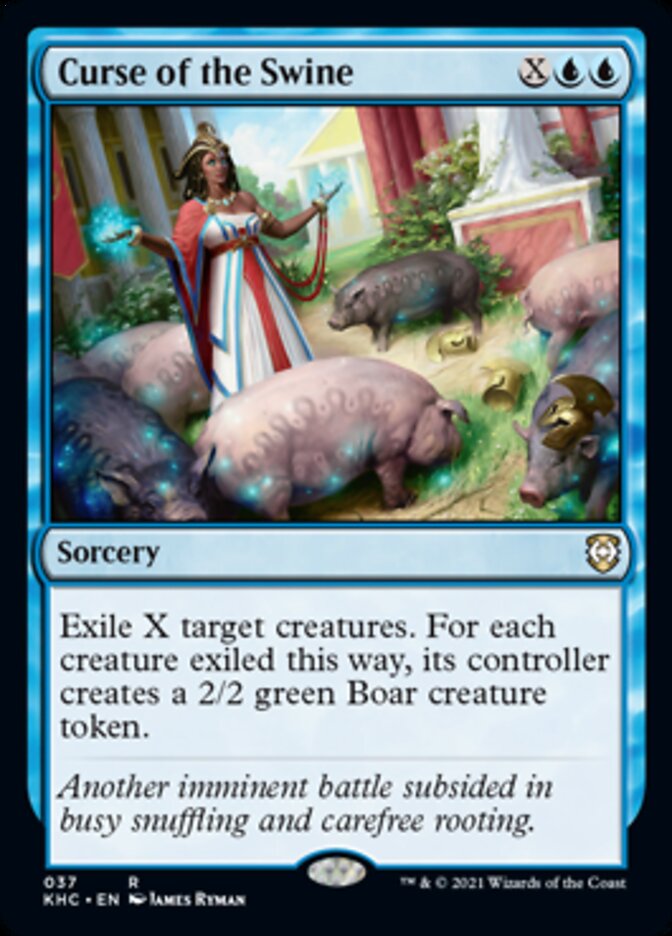 Curse of the Swine [Kaldheim Commander] MTG Single Magic: The Gathering    | Red Claw Gaming