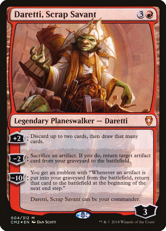 Daretti, Scrap Savant [Commander Anthology Volume II] MTG Single Magic: The Gathering    | Red Claw Gaming