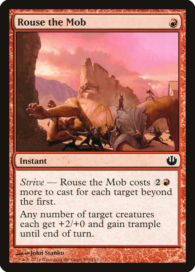 Rouse the Mob [Journey into Nyx] MTG Single Magic: The Gathering    | Red Claw Gaming