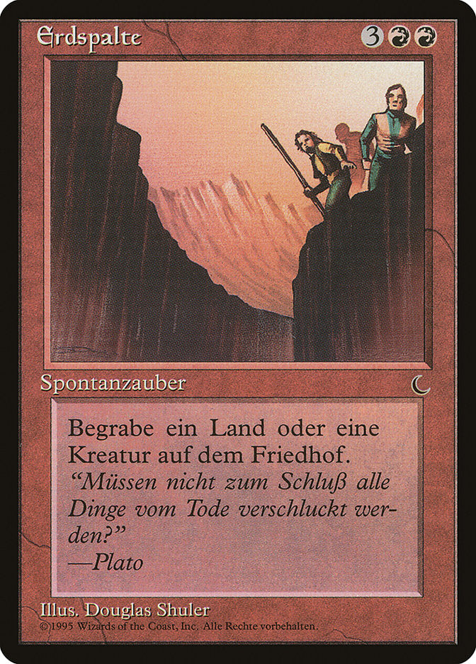 Fissure (German) - "Erdspalte" [Renaissance] MTG Single Magic: The Gathering    | Red Claw Gaming