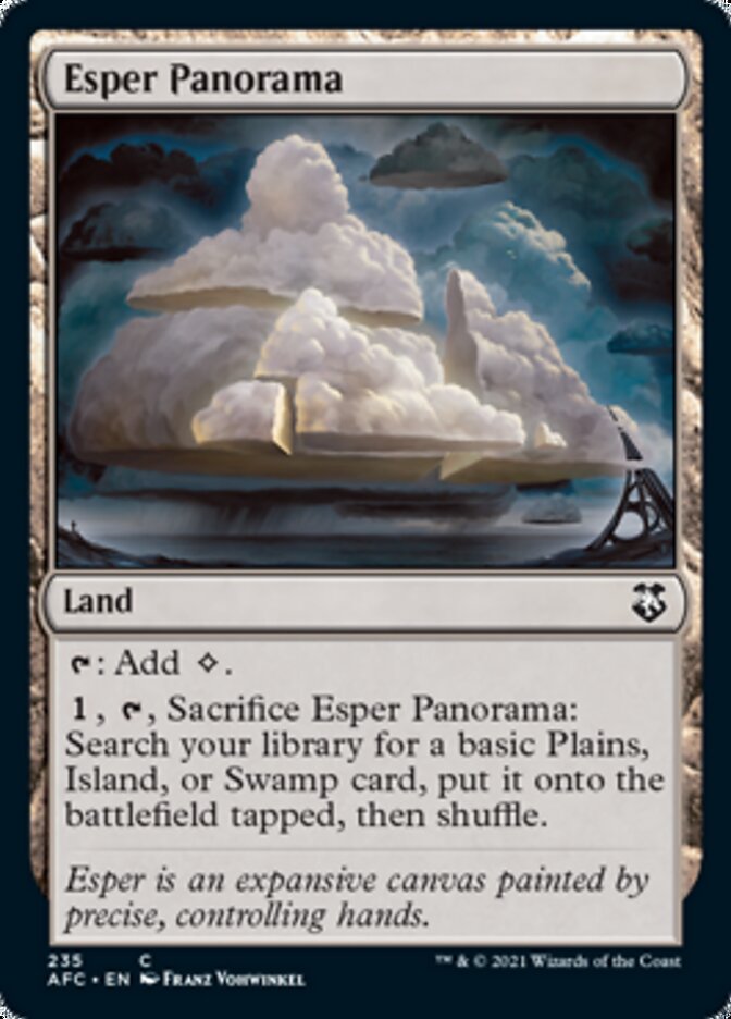 Esper Panorama [Dungeons & Dragons: Adventures in the Forgotten Realms Commander] MTG Single Magic: The Gathering    | Red Claw Gaming