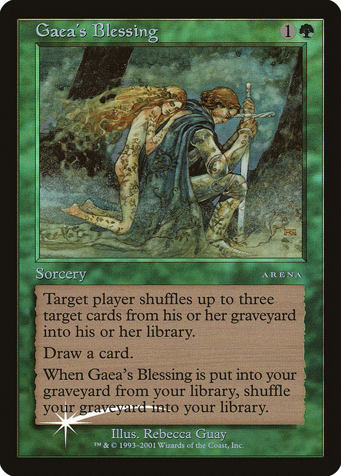 Gaea's Blessing [Arena League 2001] MTG Single Magic: The Gathering    | Red Claw Gaming