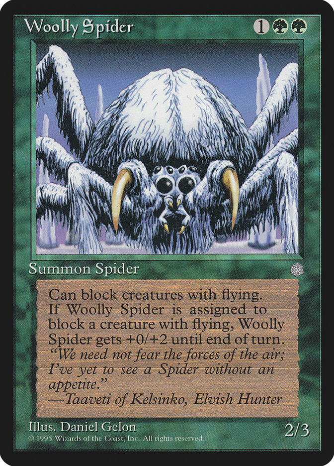 Woolly Spider [Ice Age] MTG Single Magic: The Gathering    | Red Claw Gaming