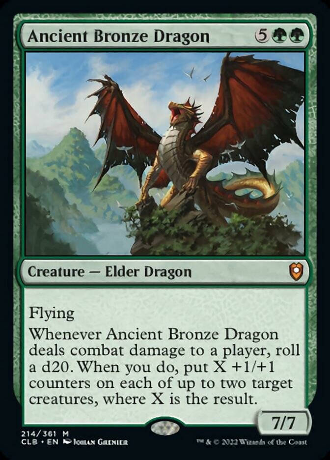 Ancient Bronze Dragon [Commander Legends: Battle for Baldur's Gate] MTG Single Magic: The Gathering    | Red Claw Gaming