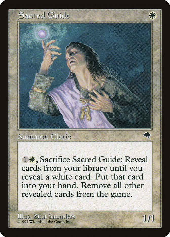 Sacred Guide [Tempest] MTG Single Magic: The Gathering    | Red Claw Gaming