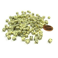 Tiny 200 Piece Dice Dice Kaplow Ivory   | Red Claw Gaming
