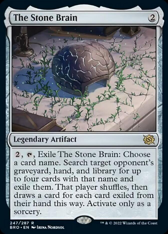 The Stone Brain [The Brothers' War] MTG Single Magic: The Gathering    | Red Claw Gaming