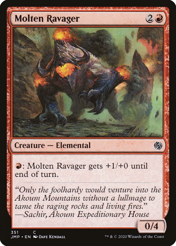 Molten Ravager [Jumpstart] MTG Single Magic: The Gathering    | Red Claw Gaming