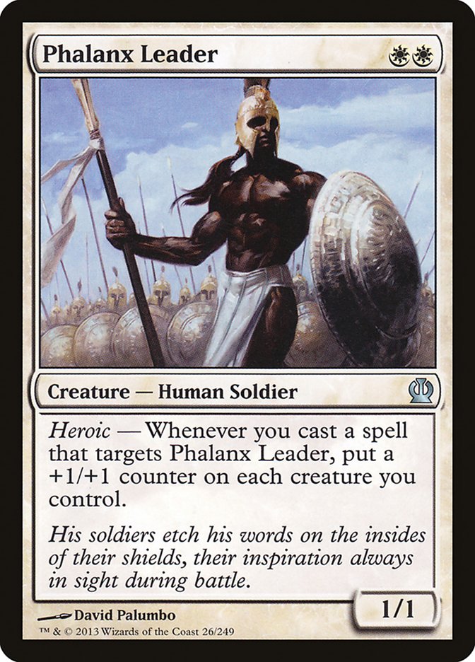 Phalanx Leader [Theros] MTG Single Magic: The Gathering    | Red Claw Gaming
