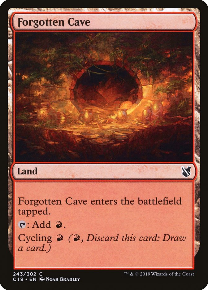 Forgotten Cave [Commander 2019] MTG Single Magic: The Gathering    | Red Claw Gaming