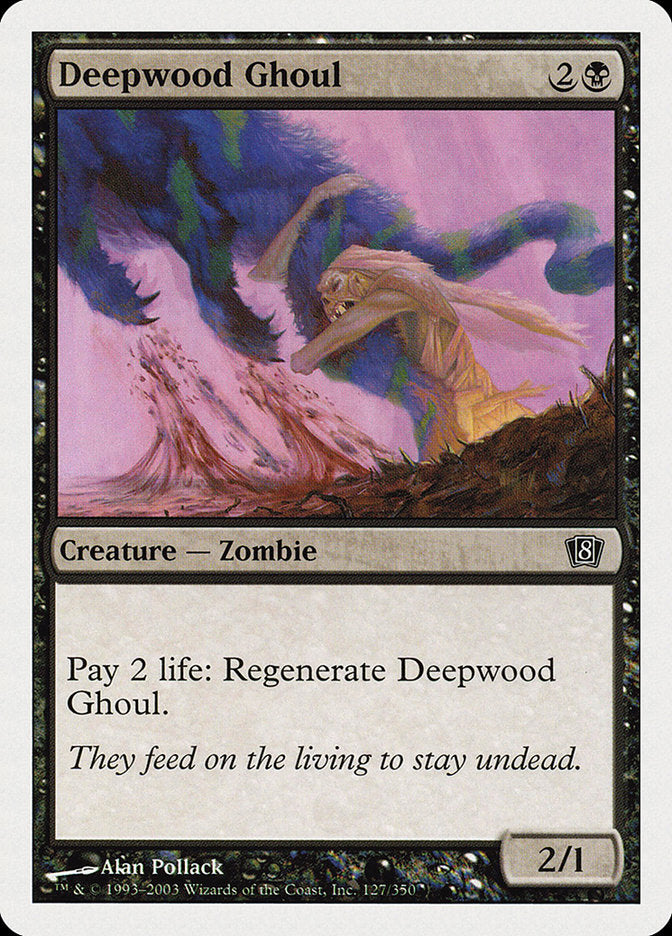 Deepwood Ghoul [Eighth Edition] MTG Single Magic: The Gathering    | Red Claw Gaming
