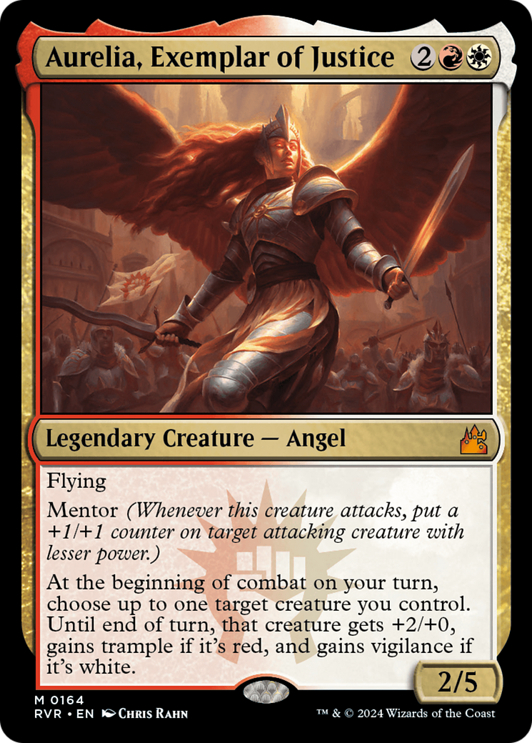 Aurelia, Exemplar of Justice [Ravnica Remastered] MTG Single Magic: The Gathering    | Red Claw Gaming