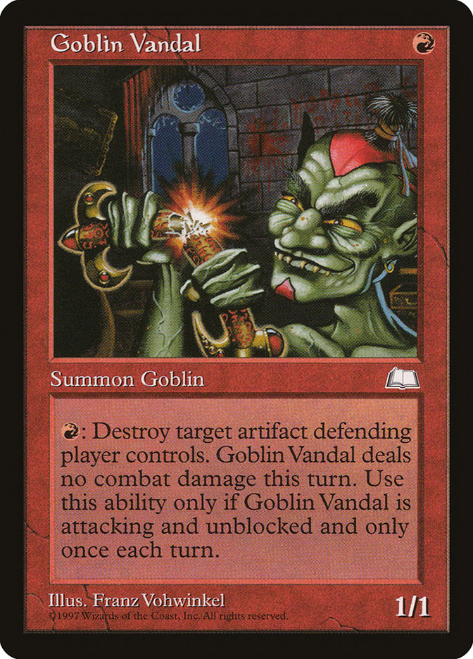 Goblin Vandal [Weatherlight] MTG Single Magic: The Gathering    | Red Claw Gaming