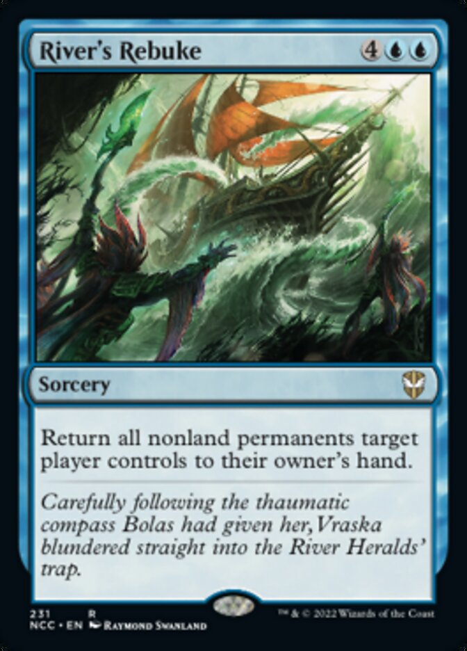 River's Rebuke [Streets of New Capenna Commander] MTG Single Magic: The Gathering    | Red Claw Gaming