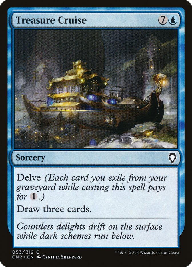 Treasure Cruise [Commander Anthology Volume II] MTG Single Magic: The Gathering    | Red Claw Gaming