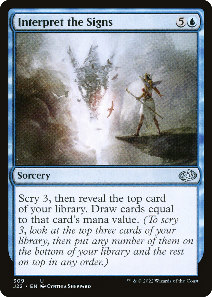Interpret the Signs [Jumpstart 2022] MTG Single Magic: The Gathering    | Red Claw Gaming