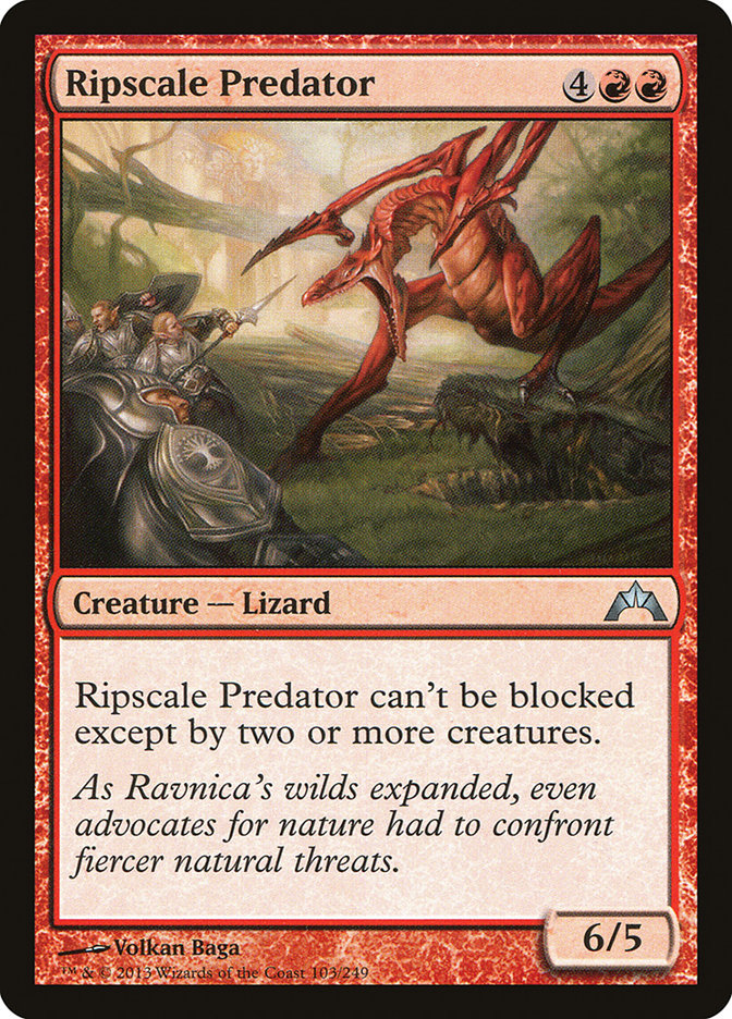 Ripscale Predator [Gatecrash] MTG Single Magic: The Gathering    | Red Claw Gaming