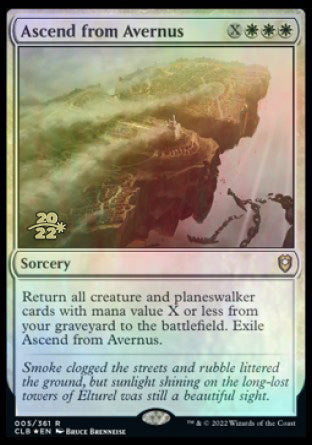 Ascend from Avernus [Commander Legends: Battle for Baldur's Gate Prerelease Promos] MTG Single Magic: The Gathering    | Red Claw Gaming