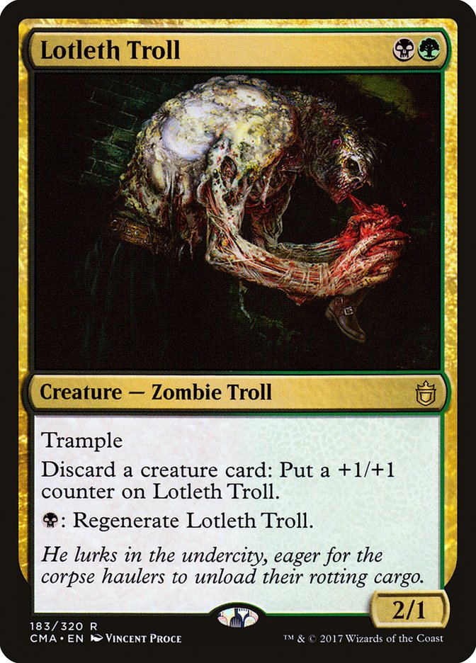 Lotleth Troll [Commander Anthology] MTG Single Magic: The Gathering    | Red Claw Gaming