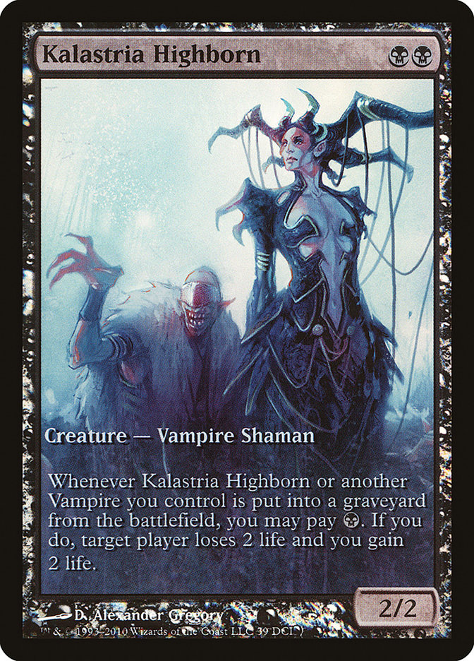 Kalastria Highborn (Game Day) (Extended Art) [Worldwake Prerelease Promos] MTG Single Magic: The Gathering    | Red Claw Gaming