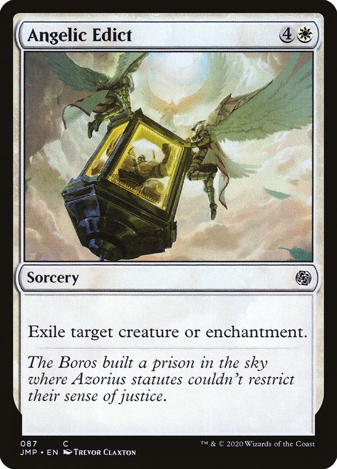 Angelic Edict [Jumpstart] MTG Single Magic: The Gathering    | Red Claw Gaming
