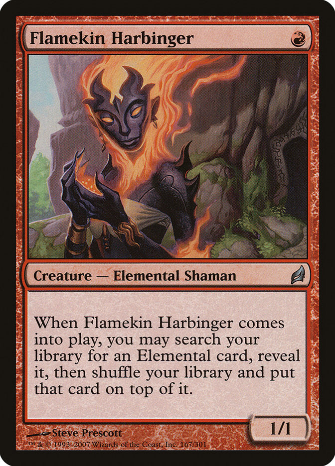 Flamekin Harbinger [Lorwyn] MTG Single Magic: The Gathering    | Red Claw Gaming
