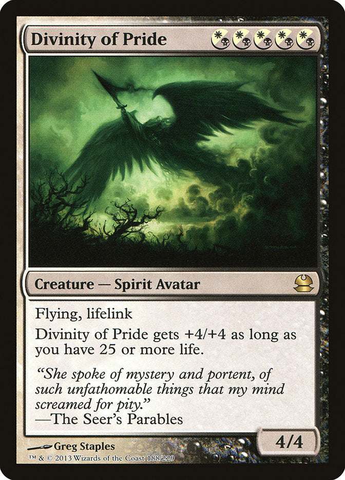 Divinity of Pride [Modern Masters] MTG Single Magic: The Gathering    | Red Claw Gaming