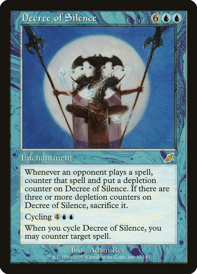 Decree of Silence [Scourge] MTG Single Magic: The Gathering    | Red Claw Gaming