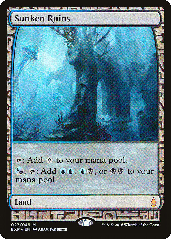 Sunken Ruins [Zendikar Expeditions] MTG Single Magic: The Gathering    | Red Claw Gaming
