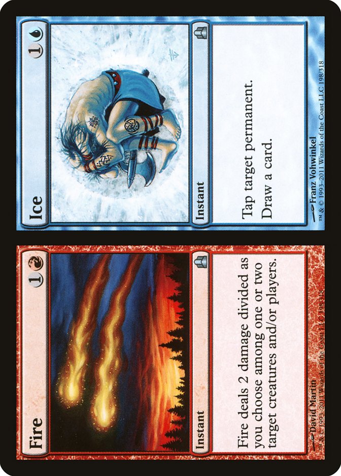 Fire // Ice [Commander 2011] MTG Single Magic: The Gathering    | Red Claw Gaming