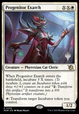 Progenitor Exarch (Promo Pack) [March of the Machine Promos] MTG Single Magic: The Gathering    | Red Claw Gaming