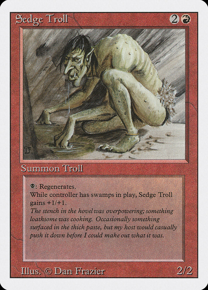 Sedge Troll [Revised Edition] MTG Single Magic: The Gathering    | Red Claw Gaming
