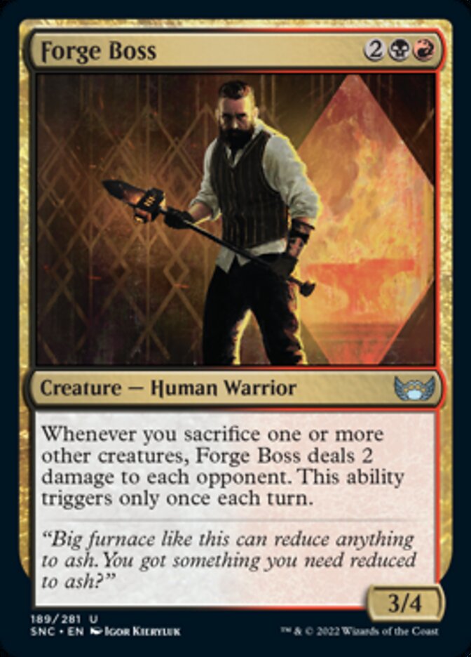 Forge Boss [Streets of New Capenna] MTG Single Magic: The Gathering    | Red Claw Gaming