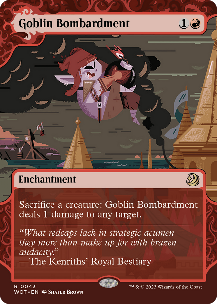 Goblin Bombardment [Wilds of Eldraine: Enchanting Tales] MTG Single Magic: The Gathering    | Red Claw Gaming
