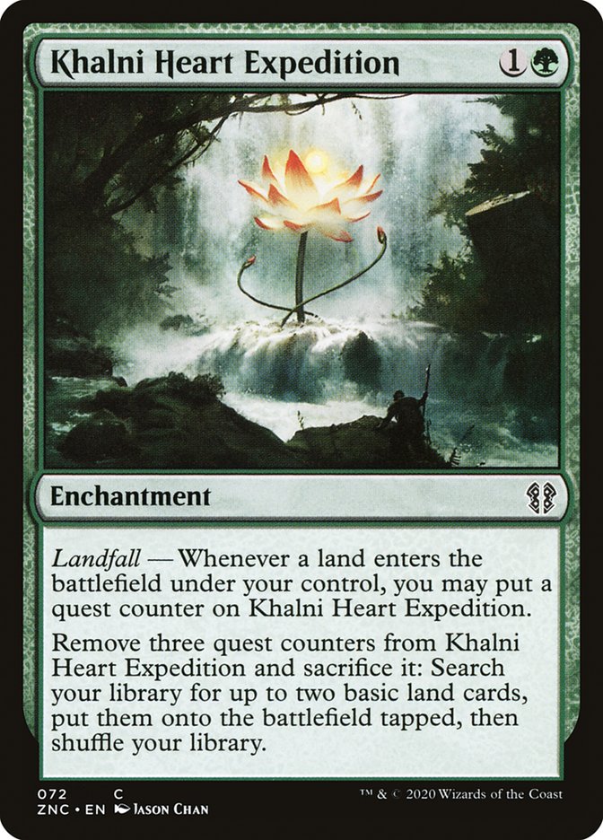 Khalni Heart Expedition [Zendikar Rising Commander] MTG Single Magic: The Gathering    | Red Claw Gaming