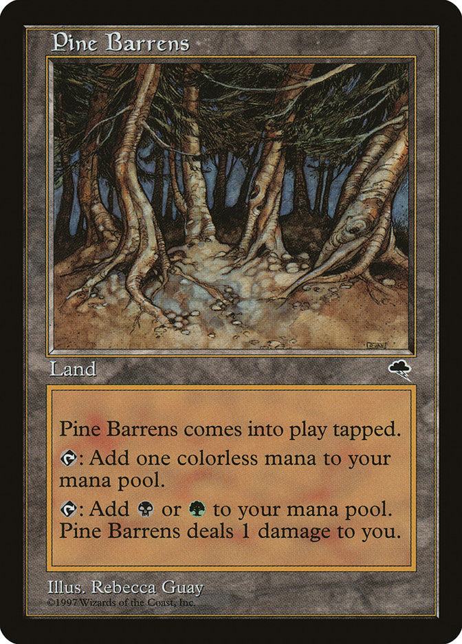 Pine Barrens [Tempest] MTG Single Magic: The Gathering    | Red Claw Gaming