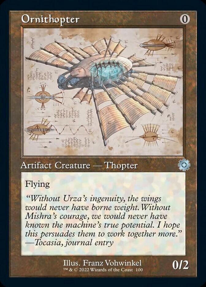 Ornithopter (Retro Schematic) [The Brothers' War Retro Artifacts] MTG Single Magic: The Gathering    | Red Claw Gaming