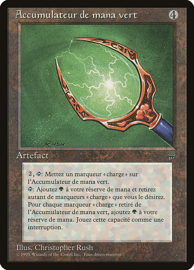 Green Mana Battery (French) - "Accumulateur de mana vert" [Renaissance] MTG Single Magic: The Gathering    | Red Claw Gaming